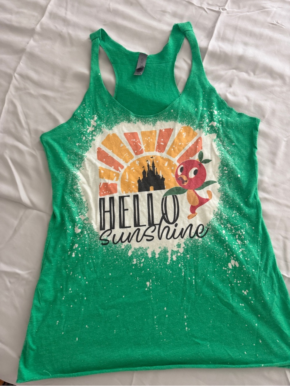 Orange Bird Adventureland Custom Tank Women’s Medium Gently Used